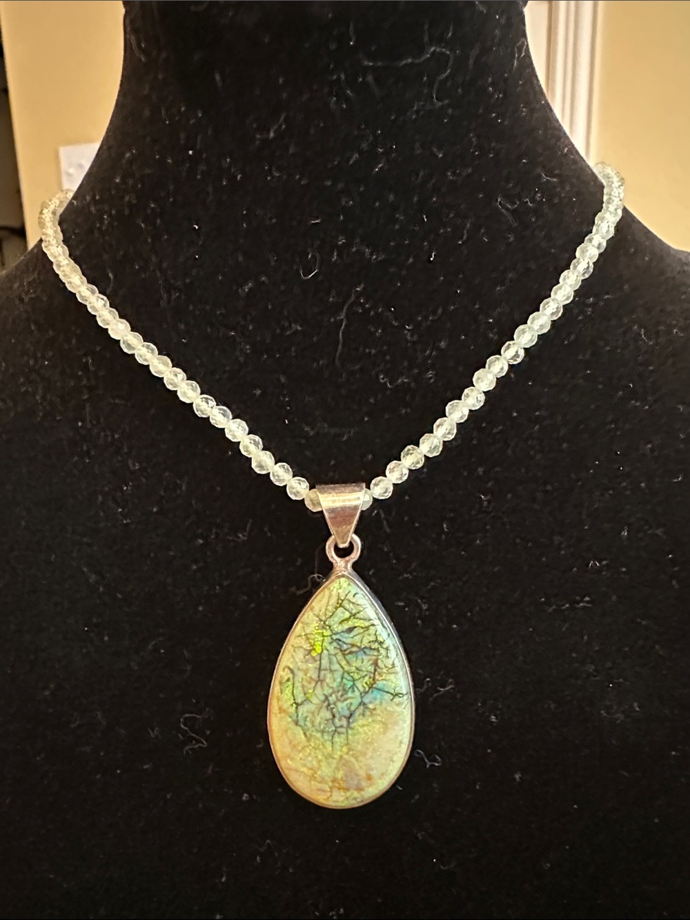 Monarch Opal Sterling Pendant - Picture 2 of 9